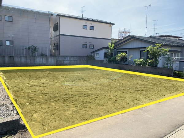 【売地】八戸市白銀町左新井田道25-14