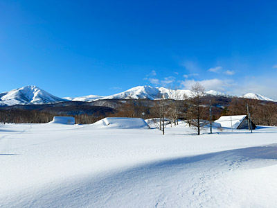 田代高原別荘地 冬